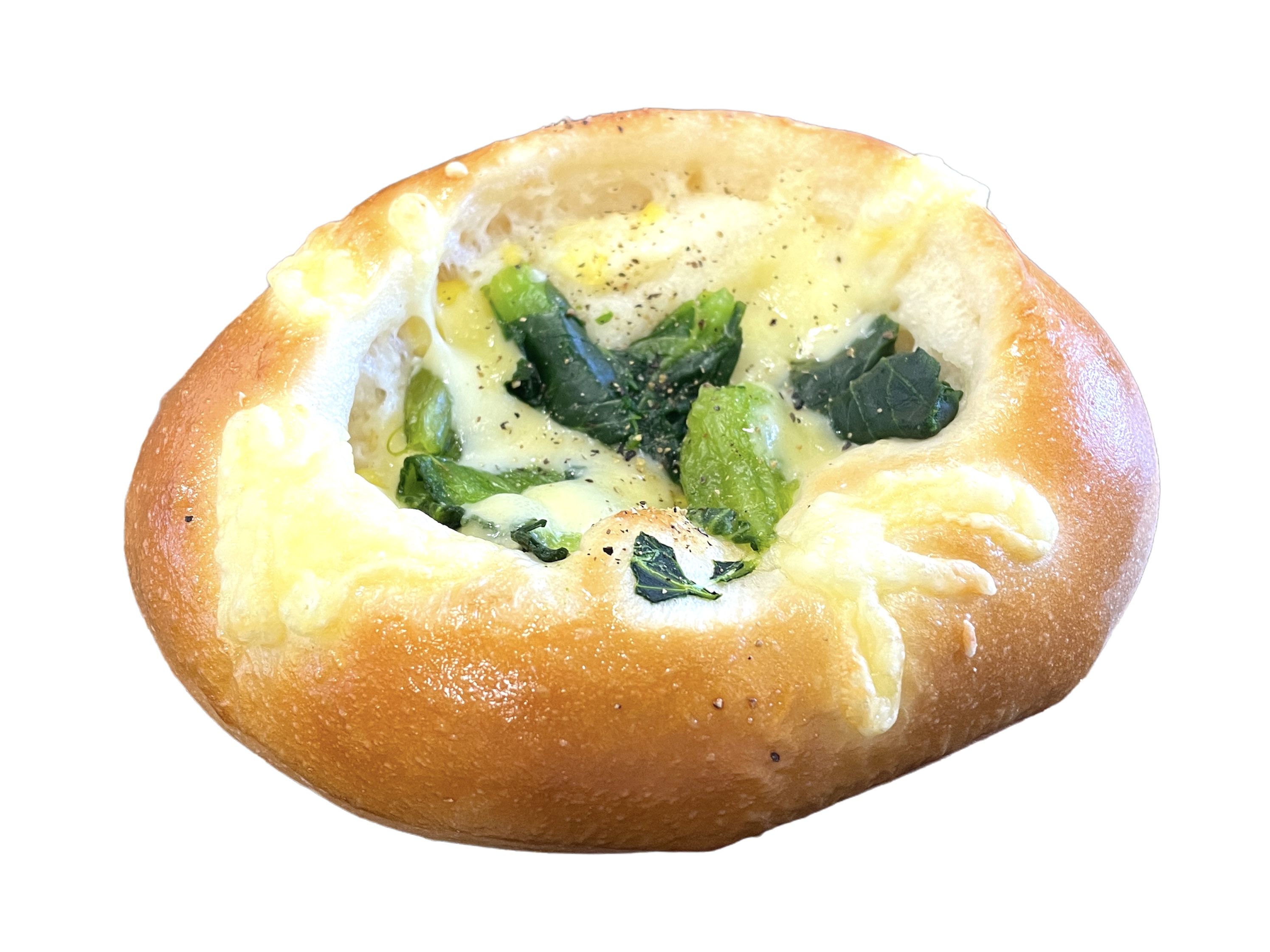 菜の花とコーンのパン